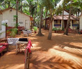 Image showing Goa beach scenery