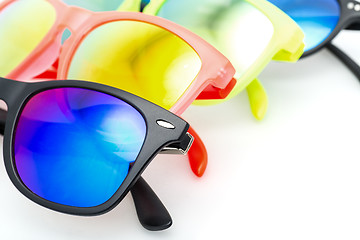 Image showing Few Very Bright Sunglasses Eyewear