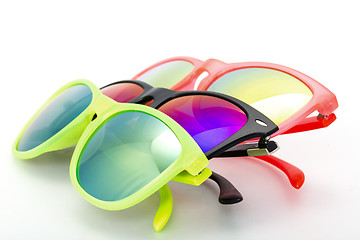 Image showing Few Very Bright Sunglasses Eyewear