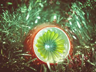 Image showing Retro look Christmas decoration