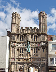 Image showing St Augustine Gate in Canterbury