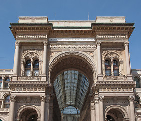 Image showing Galleria Vittorio Emanuele II Milan