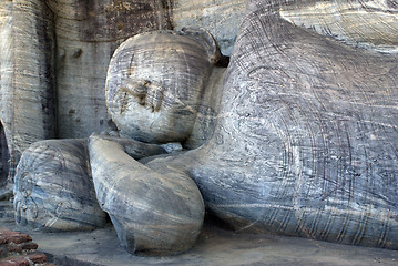 Image showing Buddha in Gal Vihara