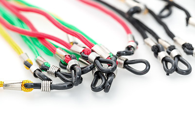 Image showing Colorful Cords with a Loops for Eyeglasses