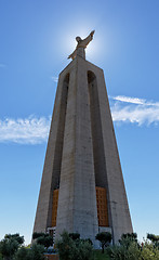 Image showing Jesus Christ Monument Cristo-Rei Lisboa in Lisbon