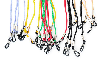 Image showing Colorful Cords with a Loops for Eyeglasses