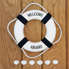 Image showing Welcome Aboard