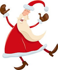 Image showing santa claus cartoon illustration