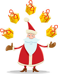 Image showing santa claus christmas cartoon