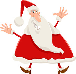 Image showing happy santa claus cartoon