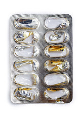 Image showing empty blister pack of pills