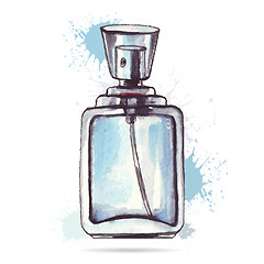 Image showing Beautiful perfume bottle.