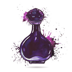 Image showing Beautiful perfume bottle.