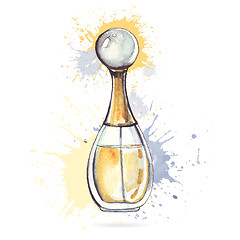 Image showing Beautiful perfume bottle.