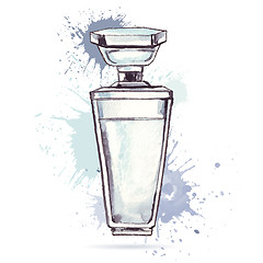 Image showing Beautiful perfume bottle.