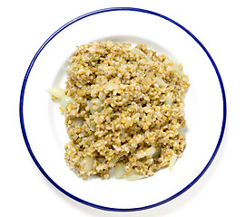 Image showing Cooked freekeh seen from above