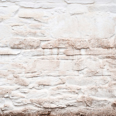 Image showing white stucco wall background 