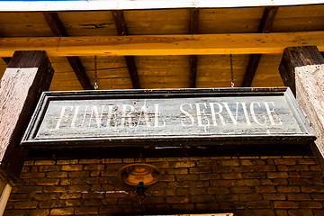 Image showing Funeral Service