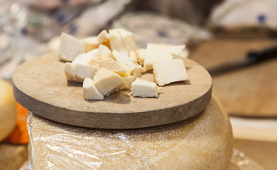 Image showing Pieces of Cheese