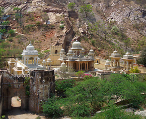 Image showing Gaitore Cenotaphs in Jaipur