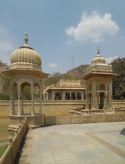 Image showing Gaitore Cenotaphs in Jaipur