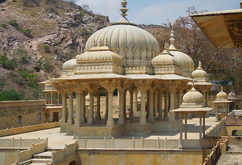 Image showing Gaitore Cenotaphs in Jaipur