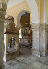 Image showing Gaitore Cenotaphs in Jaipur