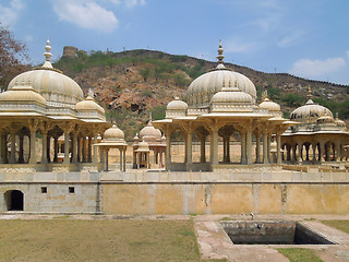 Image showing Gaitore Cenotaphs in Jaipur