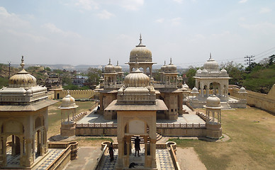 Image showing Gaitore Cenotaphs in Jaipur