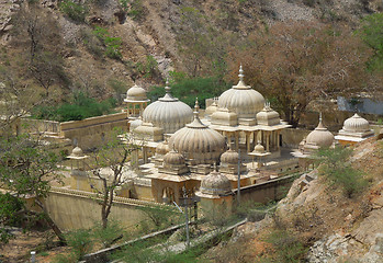Image showing Gaitore Cenotaphs in Jaipur