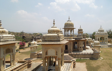 Image showing Gaitore Cenotaphs in Jaipur