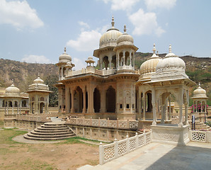 Image showing Gaitore Cenotaphs in Jaipur