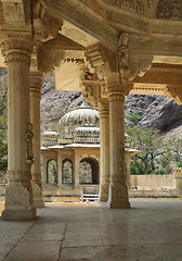 Image showing Gaitore Cenotaphs in Jaipur