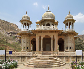 Image showing Gaitore Cenotaphs in Jaipur