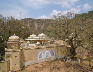 Image showing Gaitore Cenotaphs in Jaipur