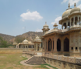 Image showing Gaitore Cenotaphs in Jaipur