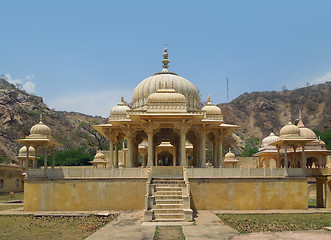 Image showing Gaitore Cenotaphs in Jaipur