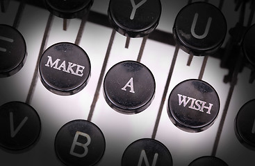 Image showing Typewriter with special buttons