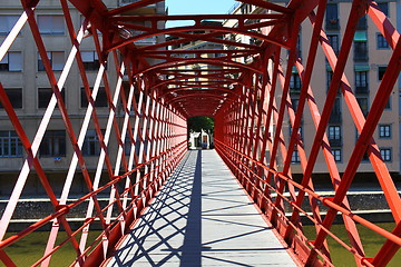 Image showing red Bridge perspective