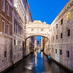 Image showing Bridge of Sighs, Venice, Italy.