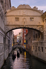 Image showing Bridge of Sighs, Venice, Italy.