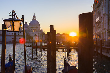 Image showing Venice in sunset.