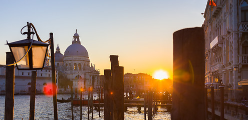 Image showing Venice in sunset.