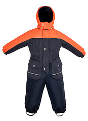 Image showing Childrens snowsuit fall