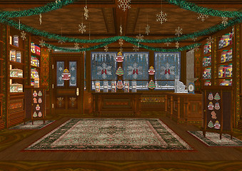 Image showing Christmas Shop