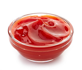 Image showing bowl of tomato ketchup