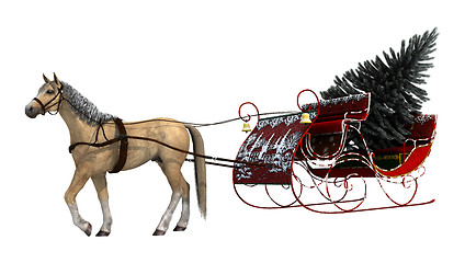 Image showing Christmas Sleigh