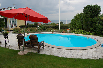 Image showing Pool side