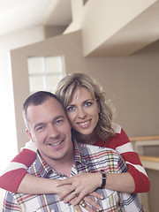 Image showing happy couple at home