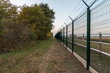 Image showing Private property in the forest